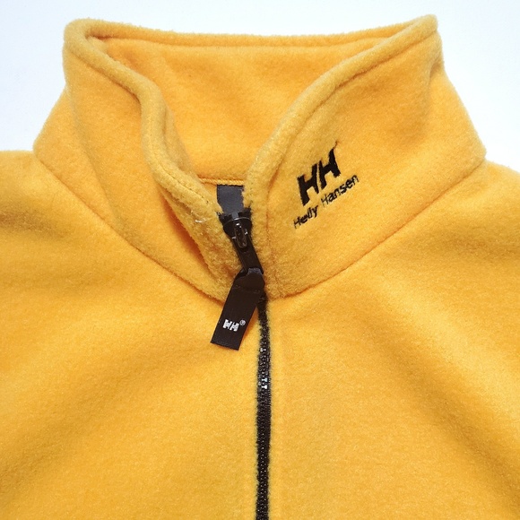 VTG Helly Hansen 90s Fleece Full Zip Pocket Vest - Picture 4 of 8